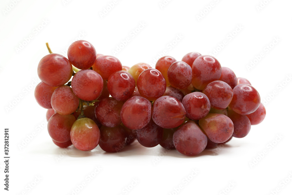 Fresh red grape isolated on white background Fresh red grape isolated on white background