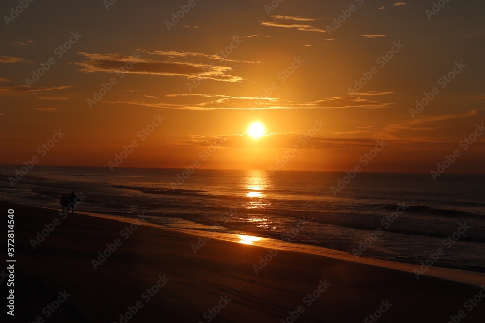 Obraz premium sunset on the beach