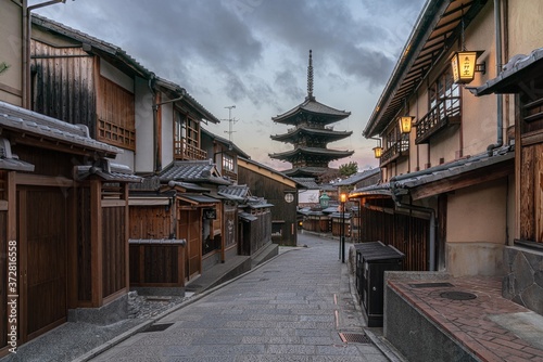 Yasaka-no-to Pagoda in Kyoto Japan