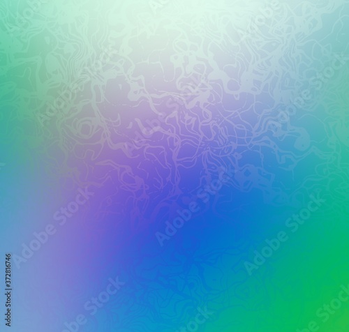 Green lilac blue gradient blurred background cover designer streaks formless pattern.