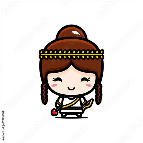 artemis character vector design