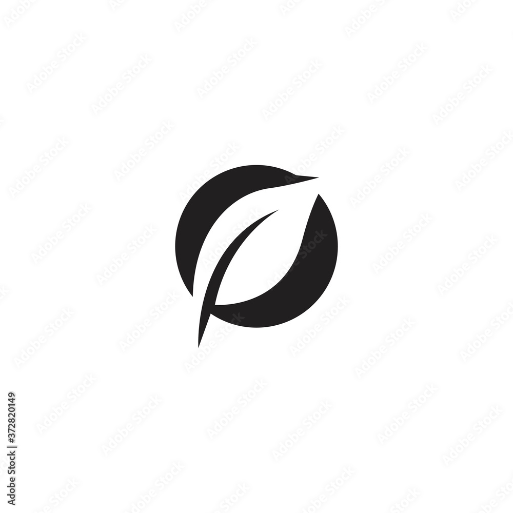 Leaf ecology Logo Template vector Leaf ecology Logo Template vector