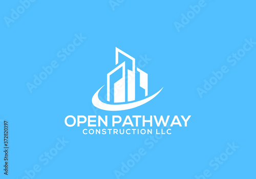 Real Estate logo, construction logo, property management logo, plumbing logo, logo design, business logo