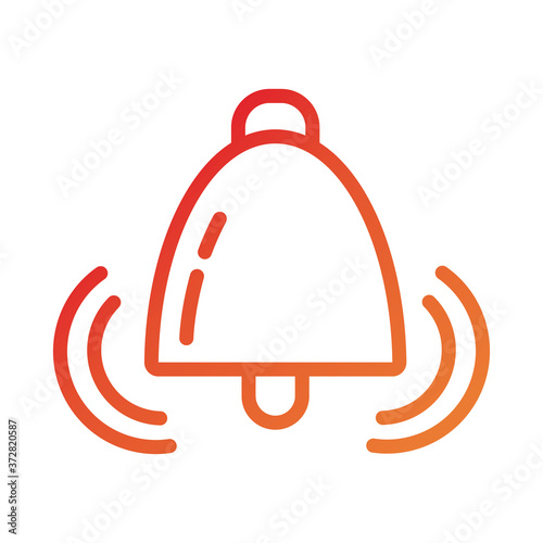 bell ring alarm gradient style icon