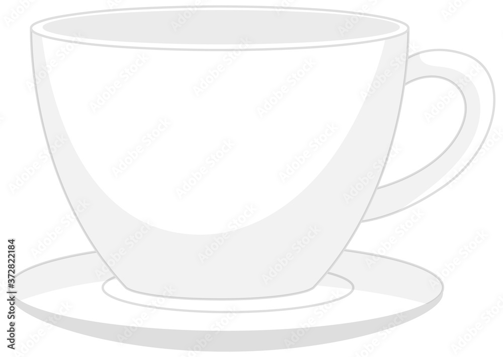 Isolated cup of coffee logo on white background Isolated cup of coffee logo on white background