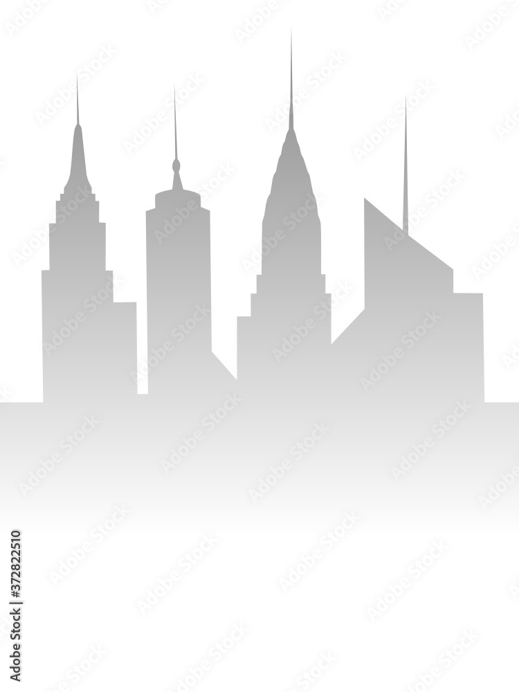 Vector illustration of skyscrapers. Can be used as a background