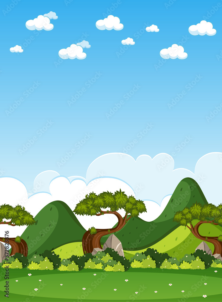 nature view animation