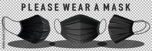 Please wear mask sign