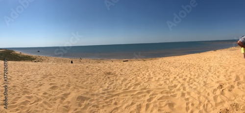 view of the beach