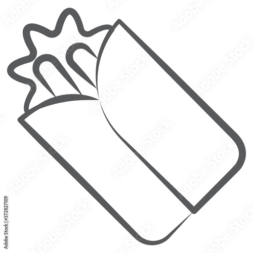 
Tortilla rolls with filling known to be burrito 
