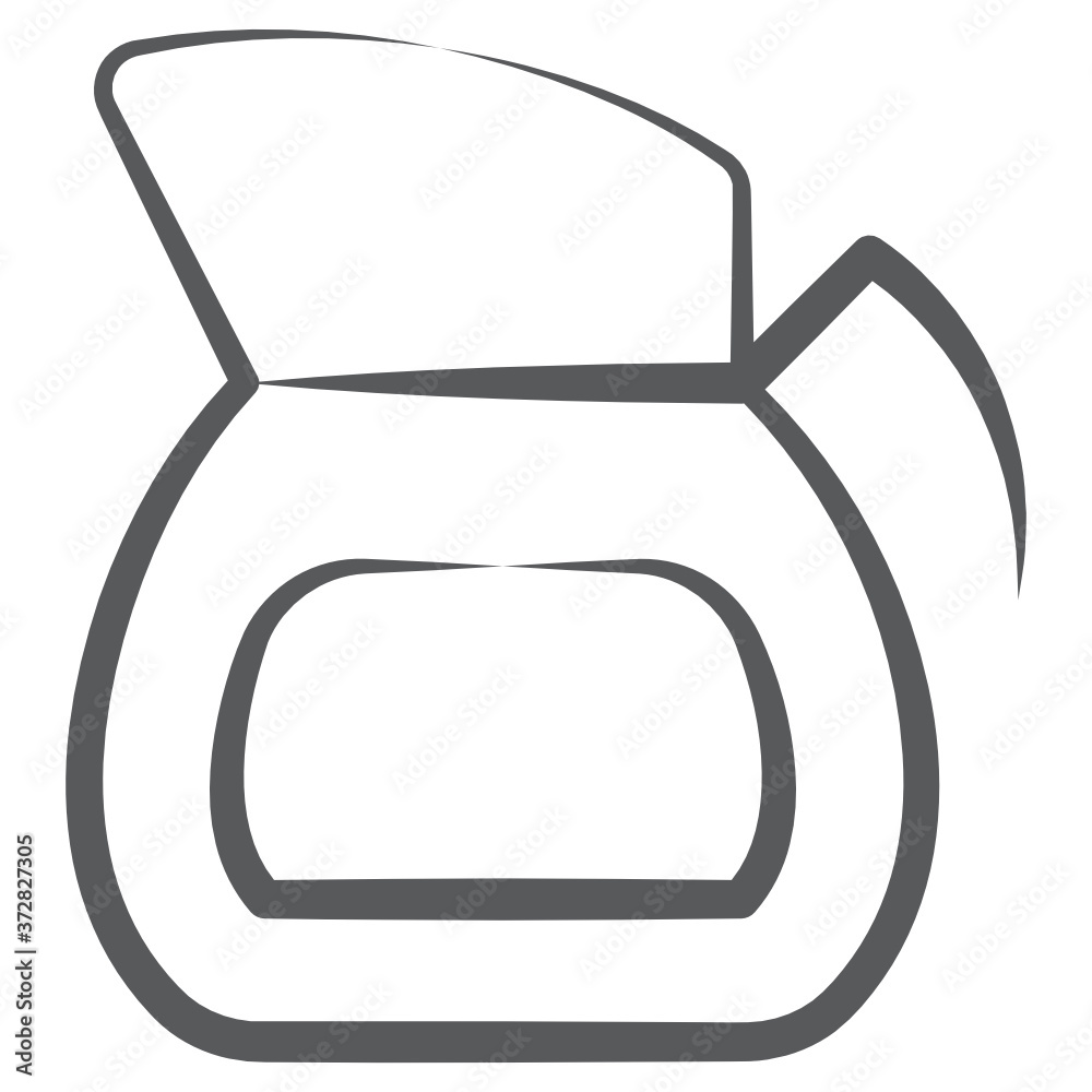 Milk jug icon design, doodle line vector of healthy drink
Milk jug icon design, doodle line vector of healthy drink