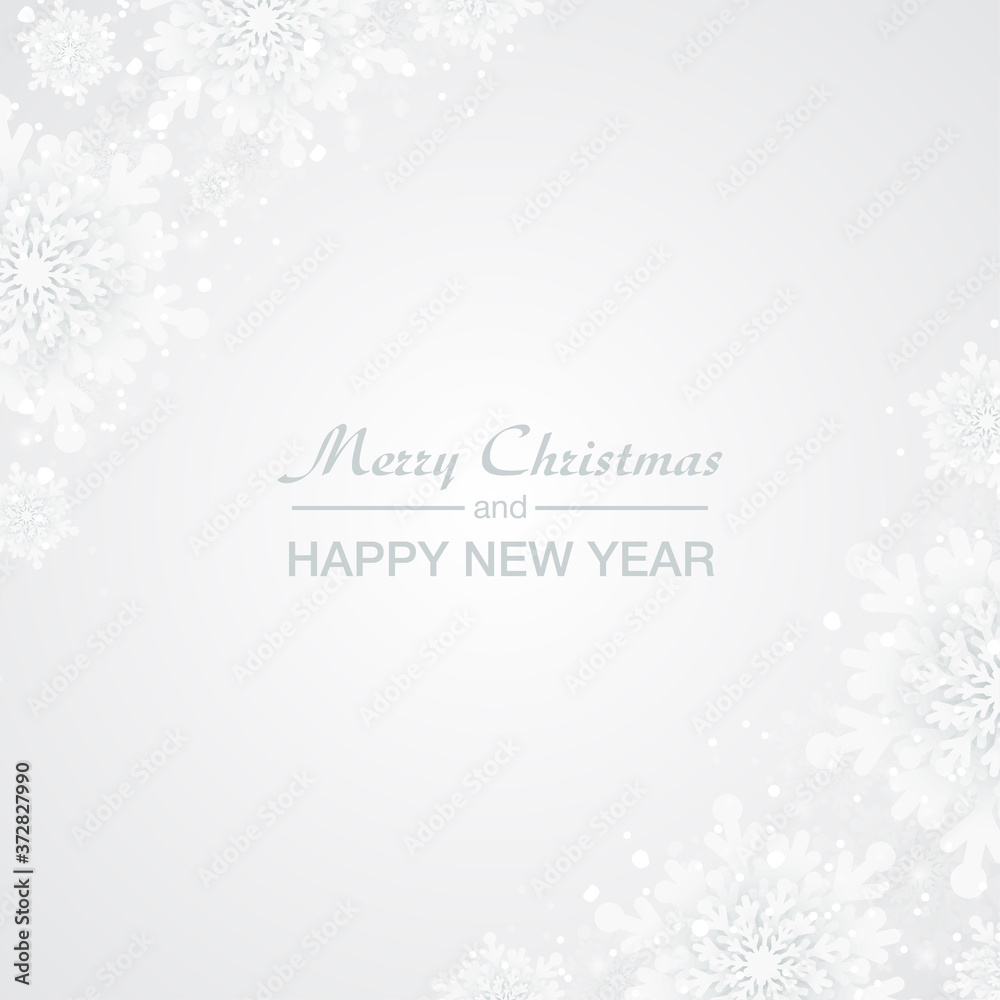 Vector banner for Christmas, New Year, snowflakes Vector banner for Christmas, New Year, snowflakes