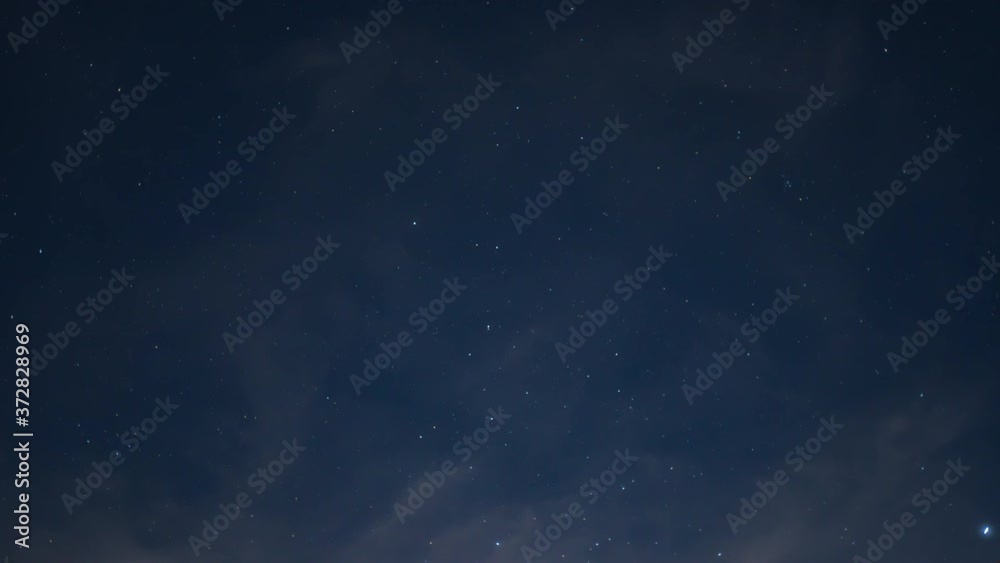 Time lapse of starry night sky with whispy clouds Time lapse of starry night sky with whispy clouds