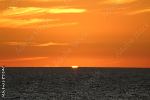 sunset over the sea © Kevin