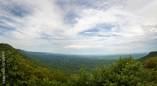 Panorama of view from Mt Cheaha photo