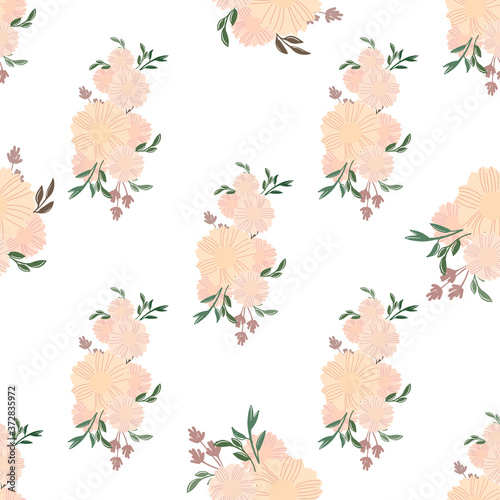 Flowers texture. Simplicity flower surface pattern design.