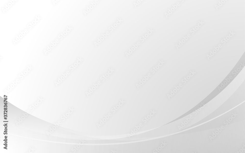 Abstract light gray and white curve smooth modern tech texture with ...