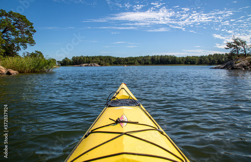 Kayaking in the Stockholm archipelago 