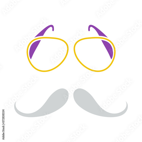 Glasses And Mustache Icon