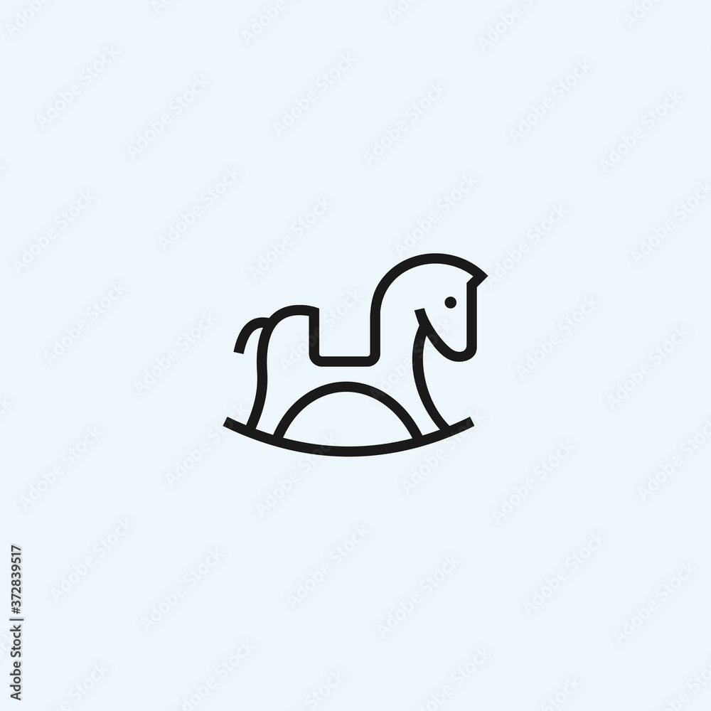 abstract horse logo. horse icon abstract horse logo. horse icon