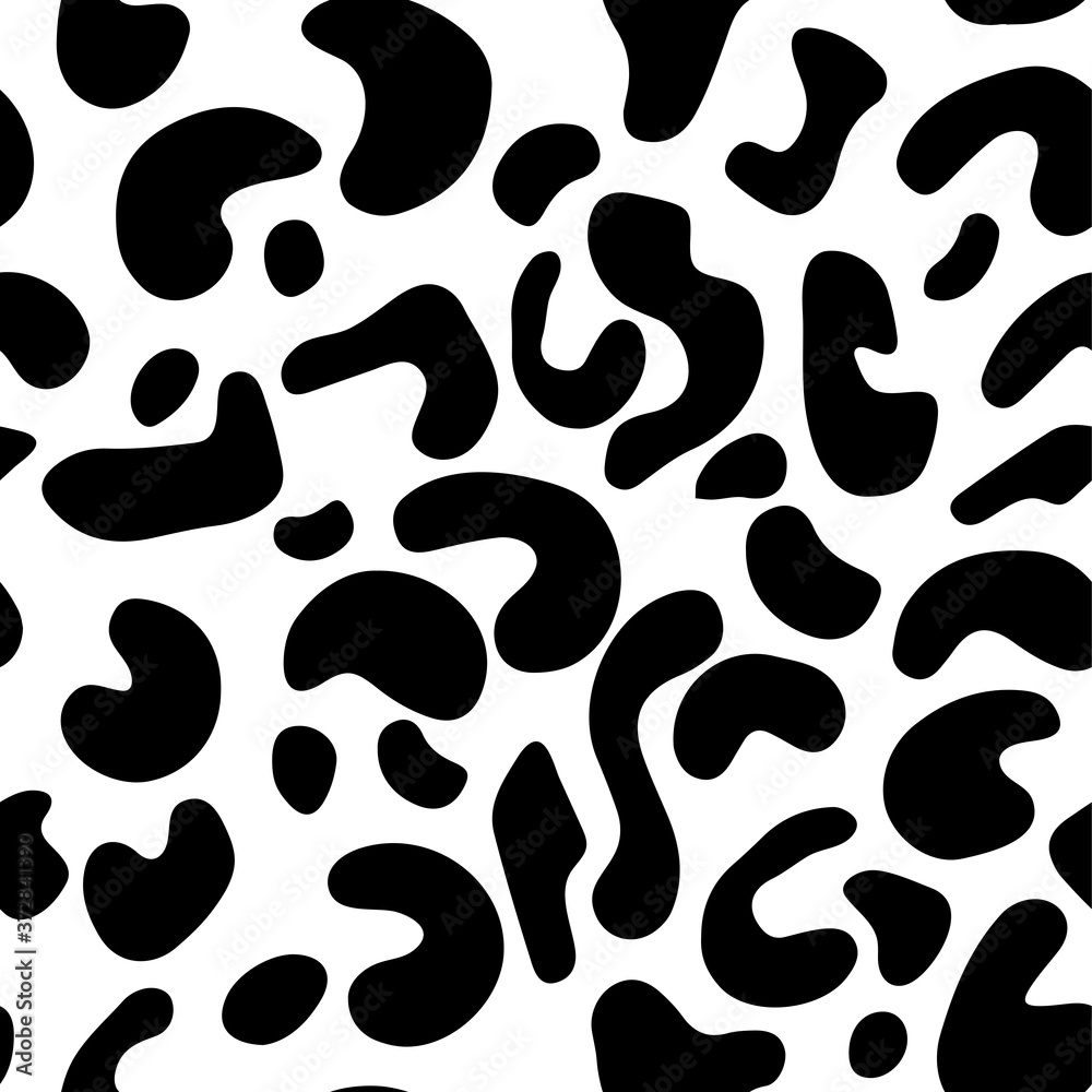 Seamless animal pattern. Leopard texture Seamless animal pattern. Leopard texture