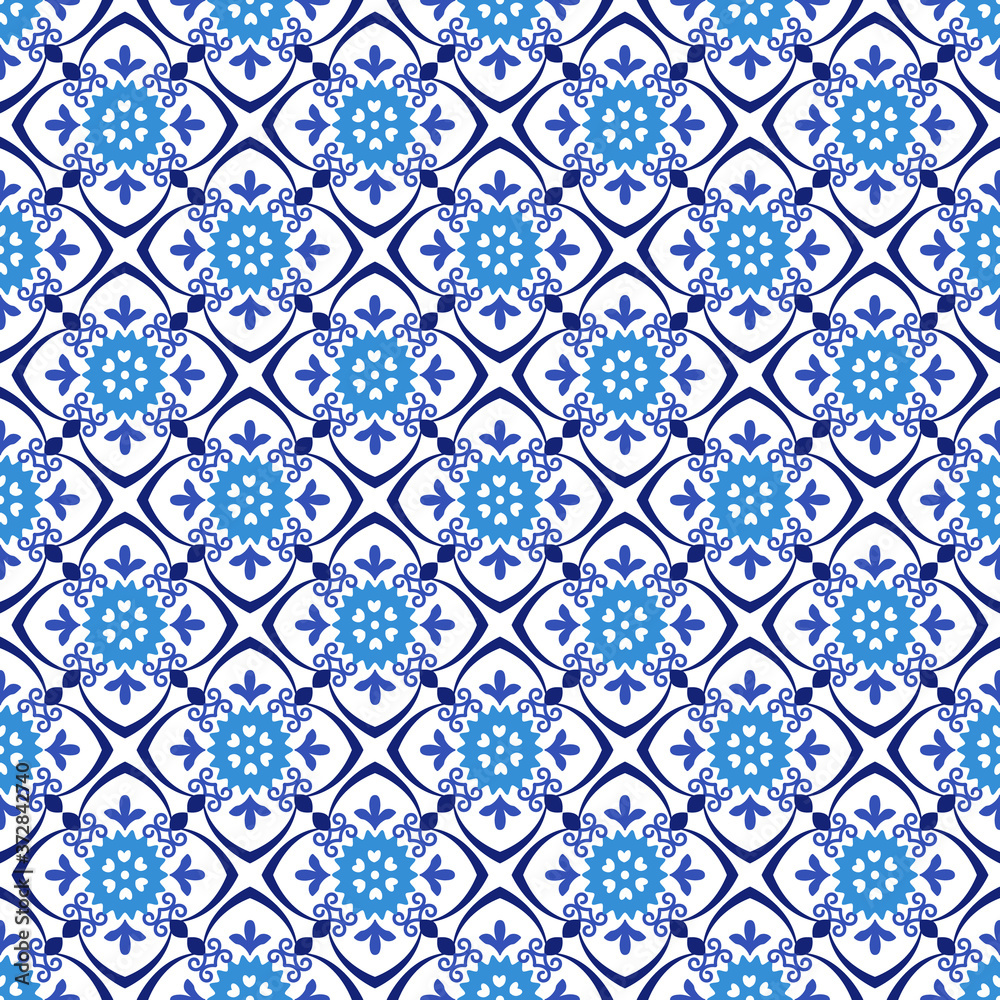 Azulejos portuguese traditional ornamental tile Azulejos portuguese traditional ornamental tile