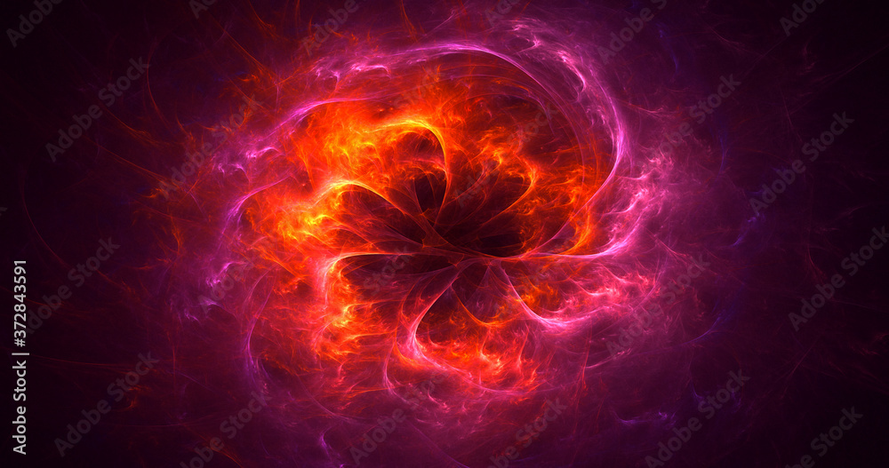 3D rendering abstract multicolor fractal light background 3D rendering abstract multicolor fractal light background