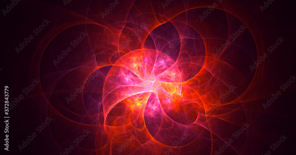 3D rendering abstract multicolor fractal light background 3D rendering abstract multicolor fractal light background
