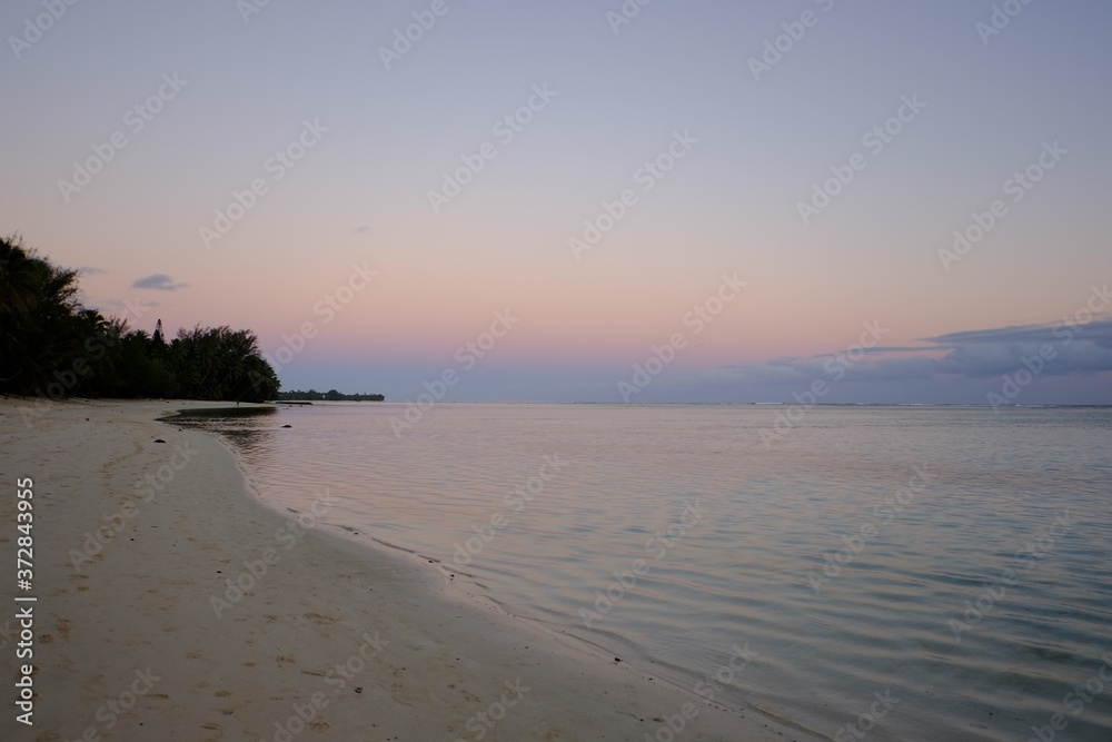 Obraz premium sunset on the beach