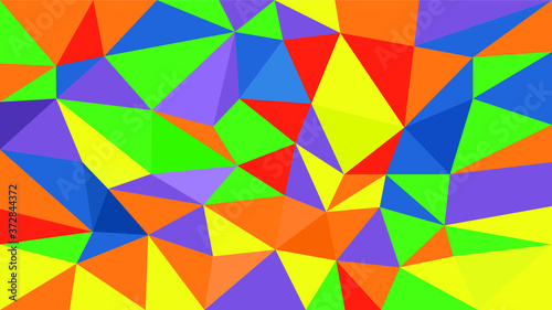 Geometric colorful of triangle background