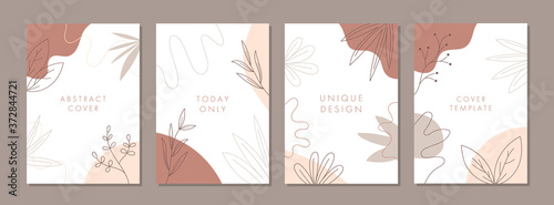 Set of abstract creative artistic templates. Universal cover Designs for Annual Report, Brochures, Flyers, Presentations, Leaflet, Magazine.