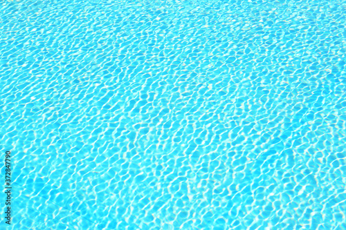 Swimming pool with clear water as background