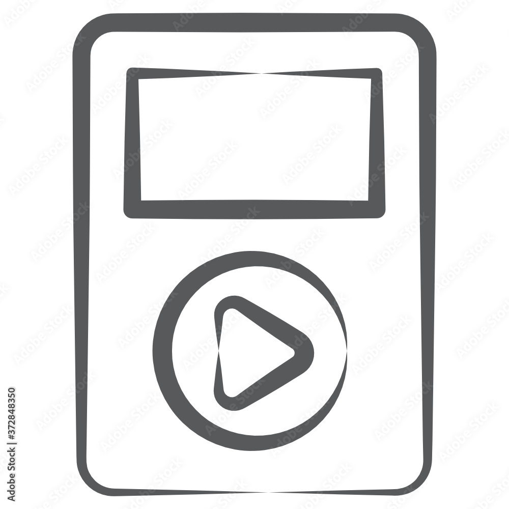 Electronic device that play digital music, mp4 player icon
Electronic device that play digital music, mp4 player icon