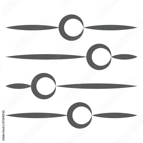
Volume equalizer vector, sound controller in doodle style 
