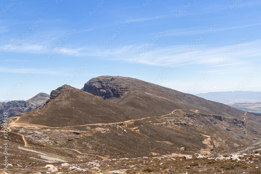 Panorama along the 4x4 Trail of Matroosberg, east of Ceres, Western Cape, South Africa