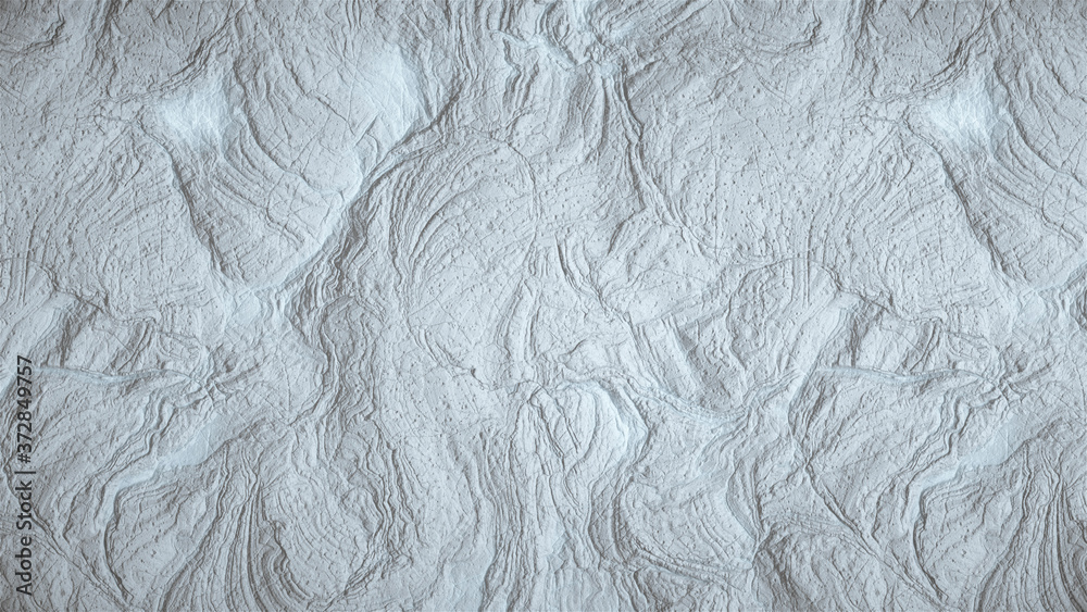 Obraz premium Stone ground sand magic white background. 3D rendering