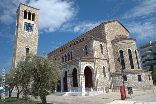 Greece, Volos city, The church of saint Konstantinos.Agios Konstantinos kai Elenis photo