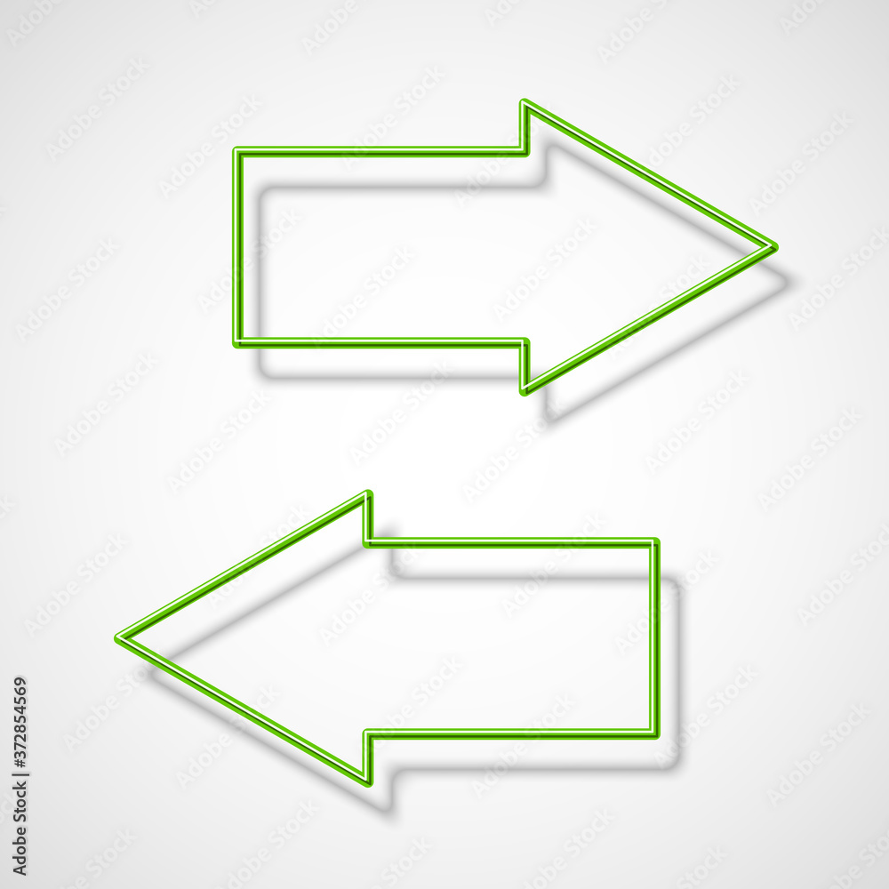 Arrow banners set. Direct shape. 3d Abstract Background. Business infographic presentation diagram. Section compare service. Up and down trend. Paper index. Exact pointer Arrow banners set. Direct shape. 3d Abstract Background. Business infographic presentation diagram. Section compare service. Up and down trend. Paper index. Exact pointer