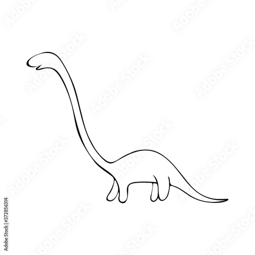 Vector dinosaur for kids design.