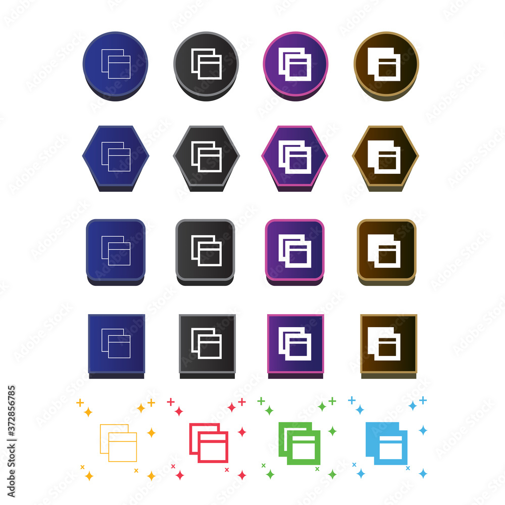 Simple Open window icon sign design Simple Open window icon sign design
