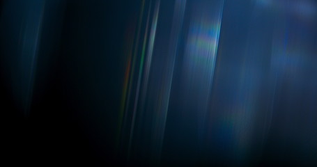 Ethereal Rainbow Flares Prism Rainbow Light Flares Overlay on Black Background