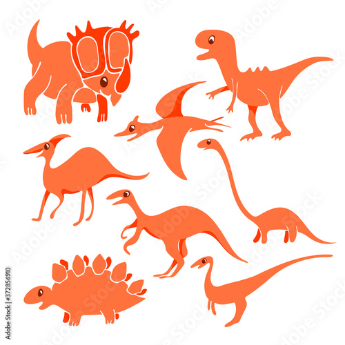 Vector dinosaur for kids design.