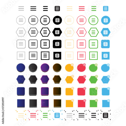 Simple toogle icon sign design