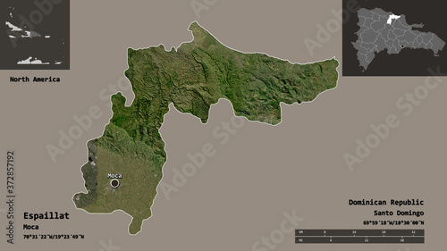 Espaillat, province of Dominican Republic,. Previews. Satellite
