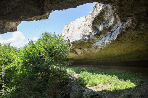 Cave near the White Rock in the Crimea