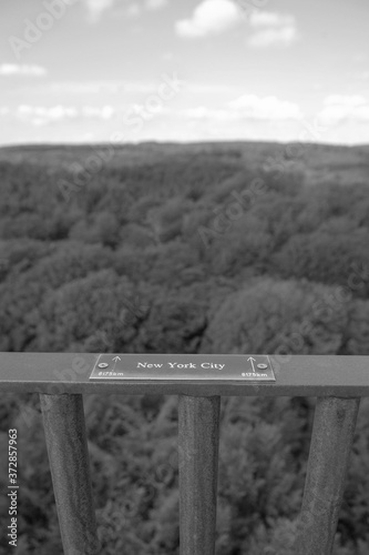 The forrest tower in Denmark photo