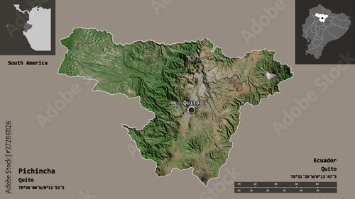 Pichincha, province of Ecuador,. Previews. Satellite