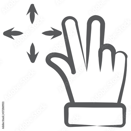 
Drag and drop vector style, finger tap in editable style 
