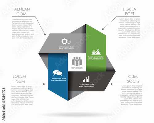 Infographic design template with place for your data. Vector illustration.