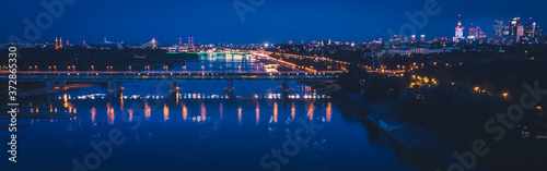 Warsaw by night. Warszawa nocą